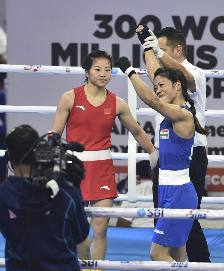 Mary Kom beats Yu Wu to enter World Championship semi-final