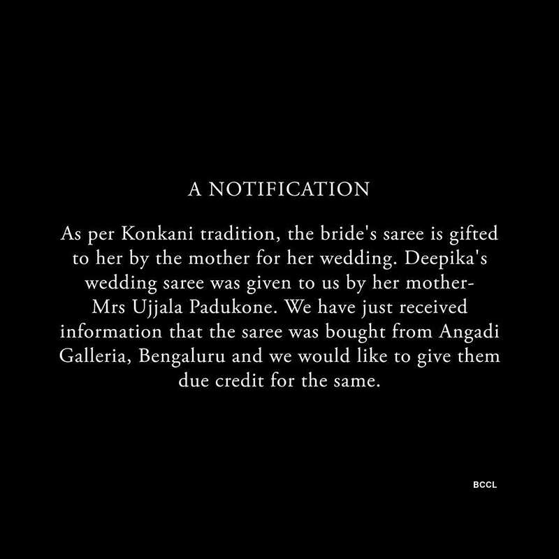 Designer Sabyasachi's post