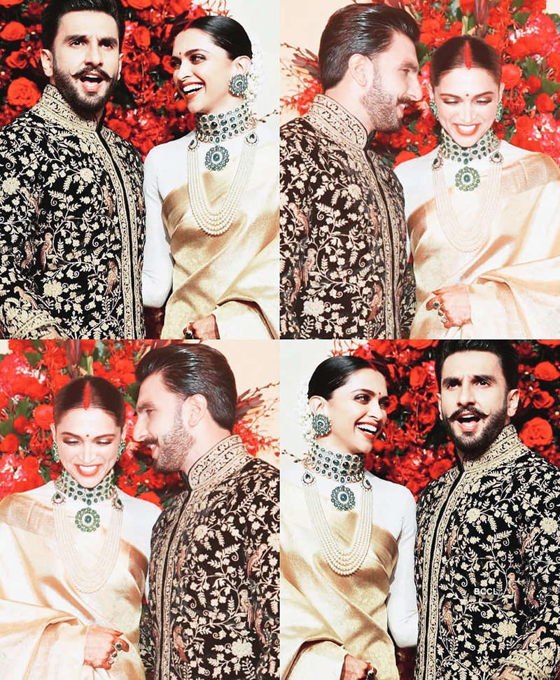 First pictures from Deepika Padukone and Ranveer Singh’s wedding reception