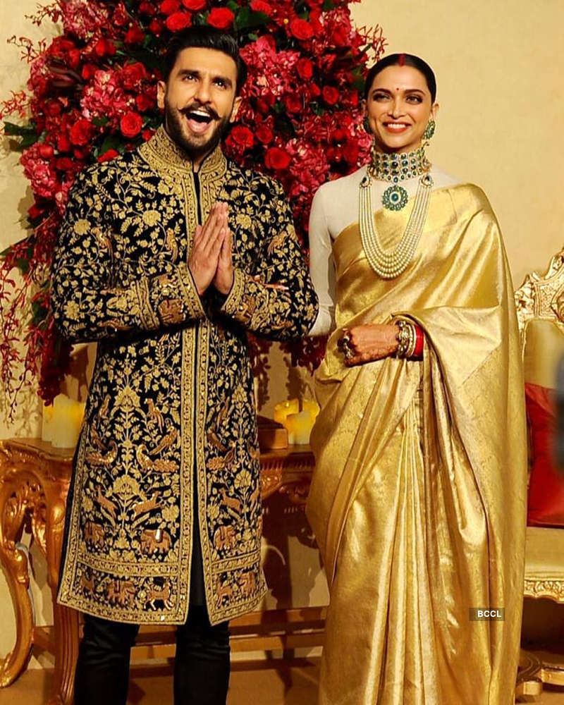 First pictures from Deepika Padukone and Ranveer Singh’s wedding reception