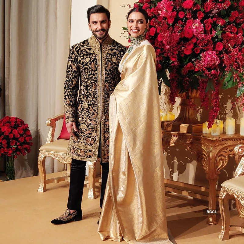 First pictures from Deepika Padukone and Ranveer Singh’s wedding reception