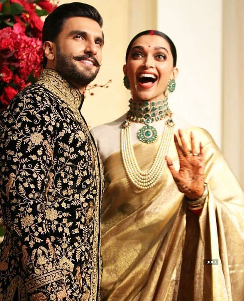 First pictures from Deepika Padukone and Ranveer Singh’s wedding reception