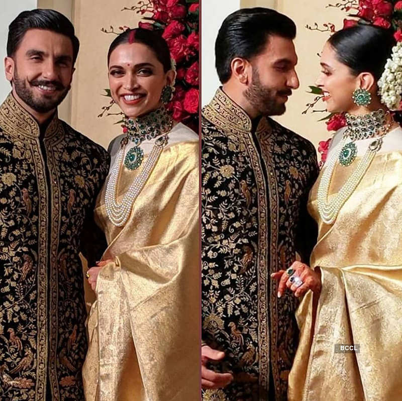 First pictures from Deepika Padukone and Ranveer Singh’s wedding reception