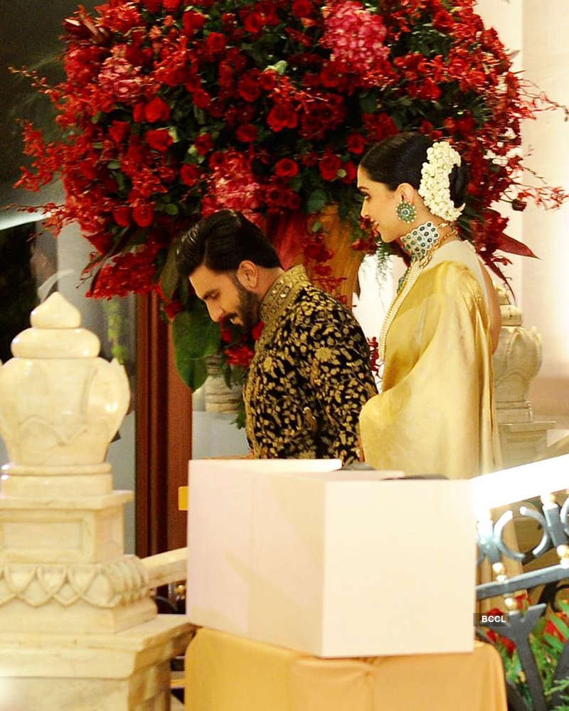 First pictures from Deepika Padukone and Ranveer Singh’s wedding reception