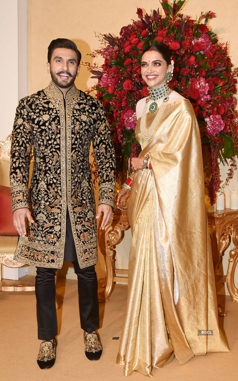 First pictures from Deepika Padukone and Ranveer Singh’s wedding reception