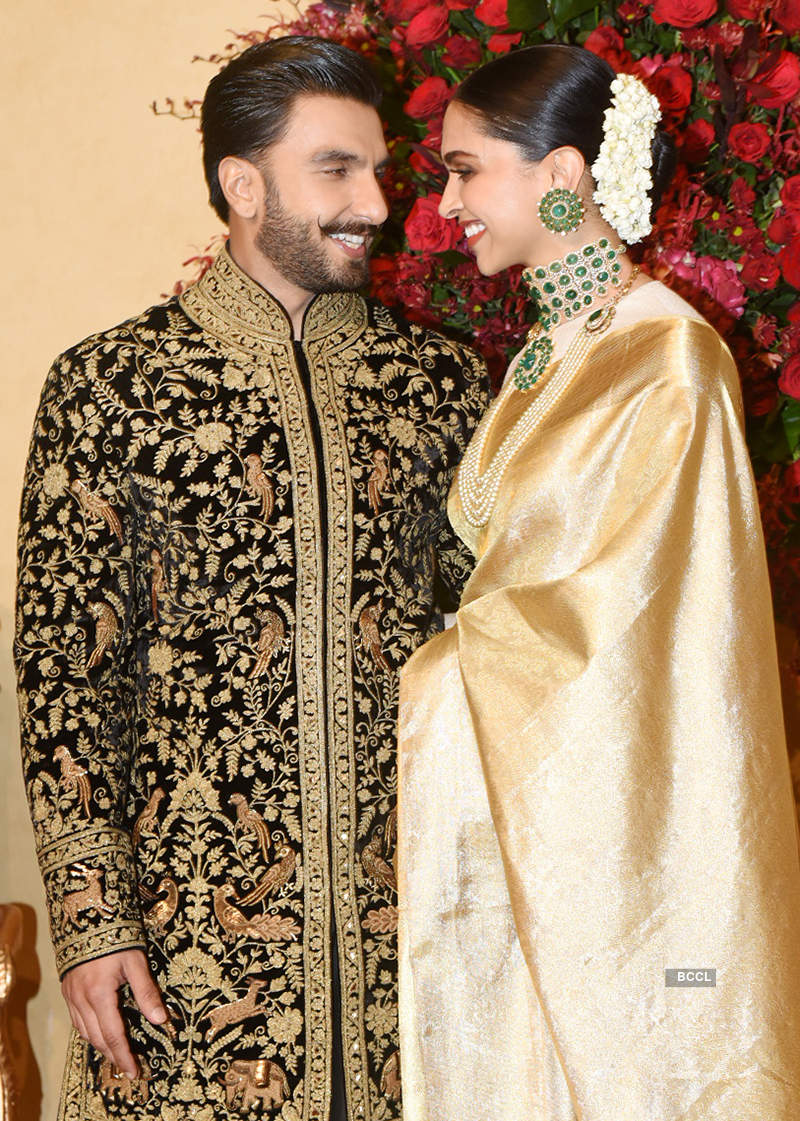 First pictures from Deepika Padukone and Ranveer Singh’s wedding reception