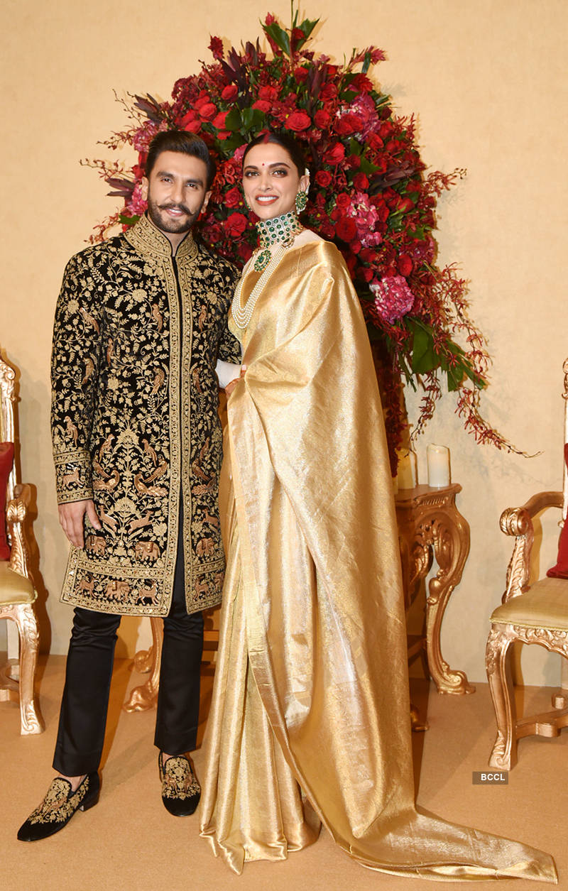 First pictures from Deepika Padukone and Ranveer Singh’s wedding reception