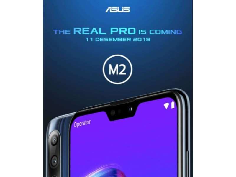 Asus Zenfone Max Pro M2 Asus Zenfone Max Pro M2 Official Poster Confirms Triple Rear Camera And Notch Display Mobiles News Gadgets Now