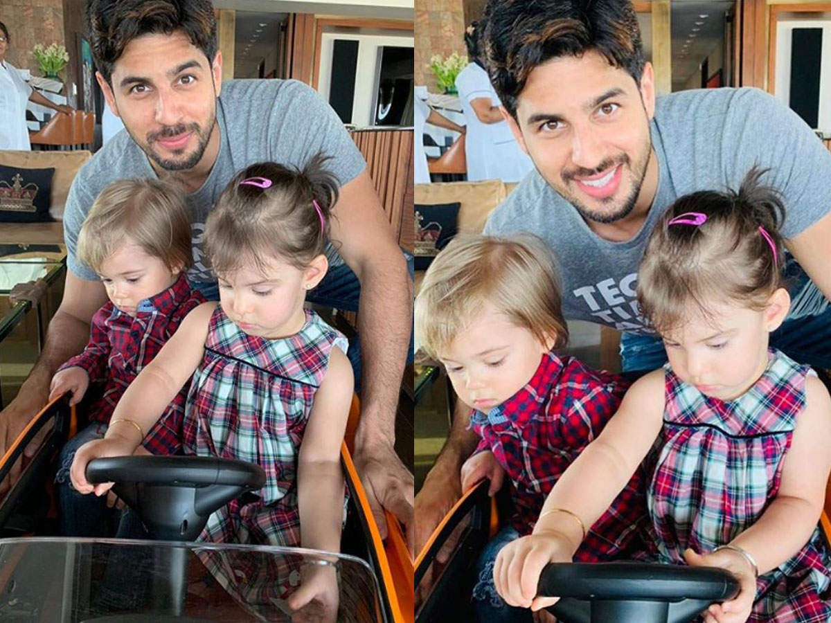 Photo: Sidharth Malhotra spends some downtime with Yash and Roohi
