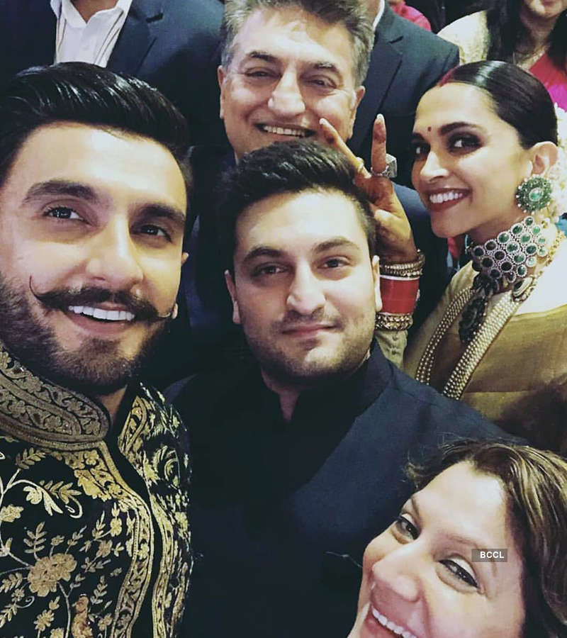 These new pictures from Ranveer and Deepika’s wedding party are not to be missed