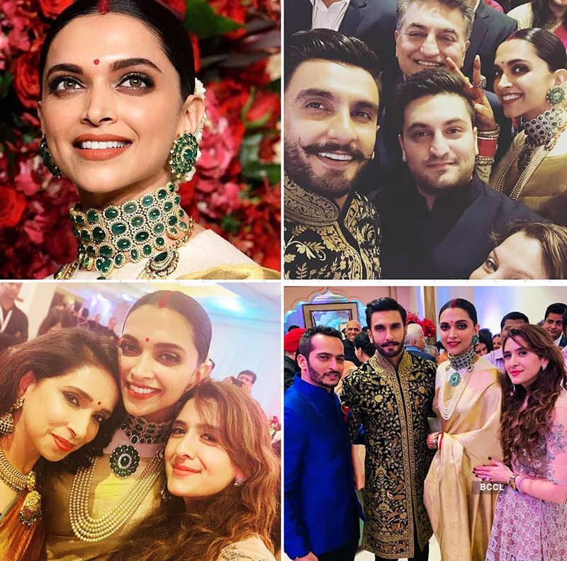 These new pictures from Ranveer and Deepika’s wedding party are not to be missed