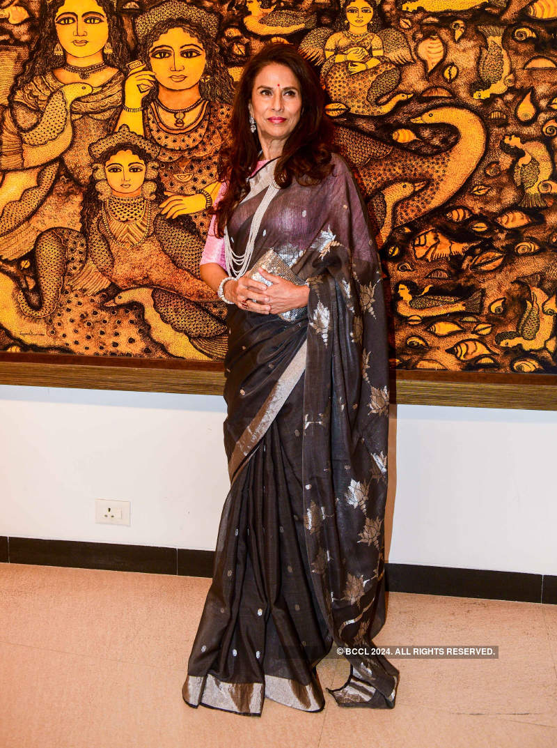 Bollywood celebrities and socialites attend art exhibition 'Breaking Barriers'