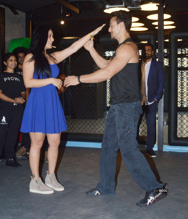 Tiger and Krishna Shroff glam-up their gym launch event