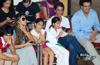 SRK & kids @ Taekwondo competition