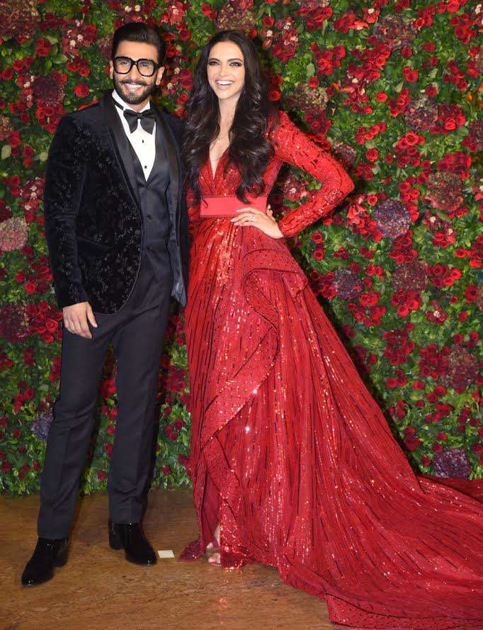 reception dress of deepika padukone