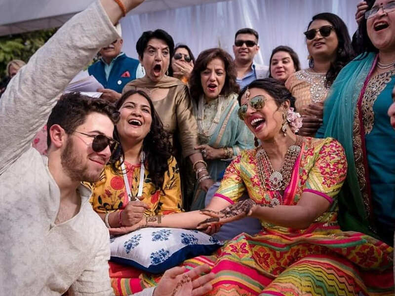 priyanka chopra sangeet outfit