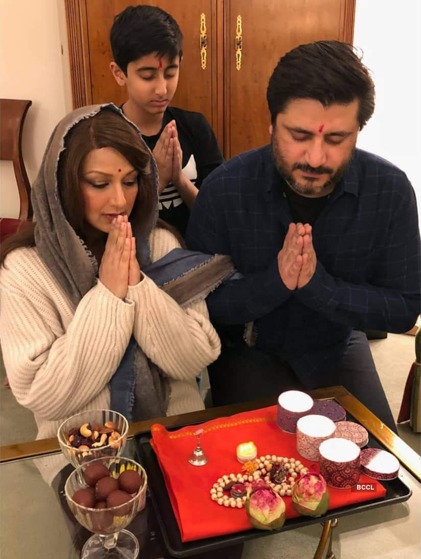 Sonali Bendre shares then-and-now picture with a powerful message on Cancer Survivors Day