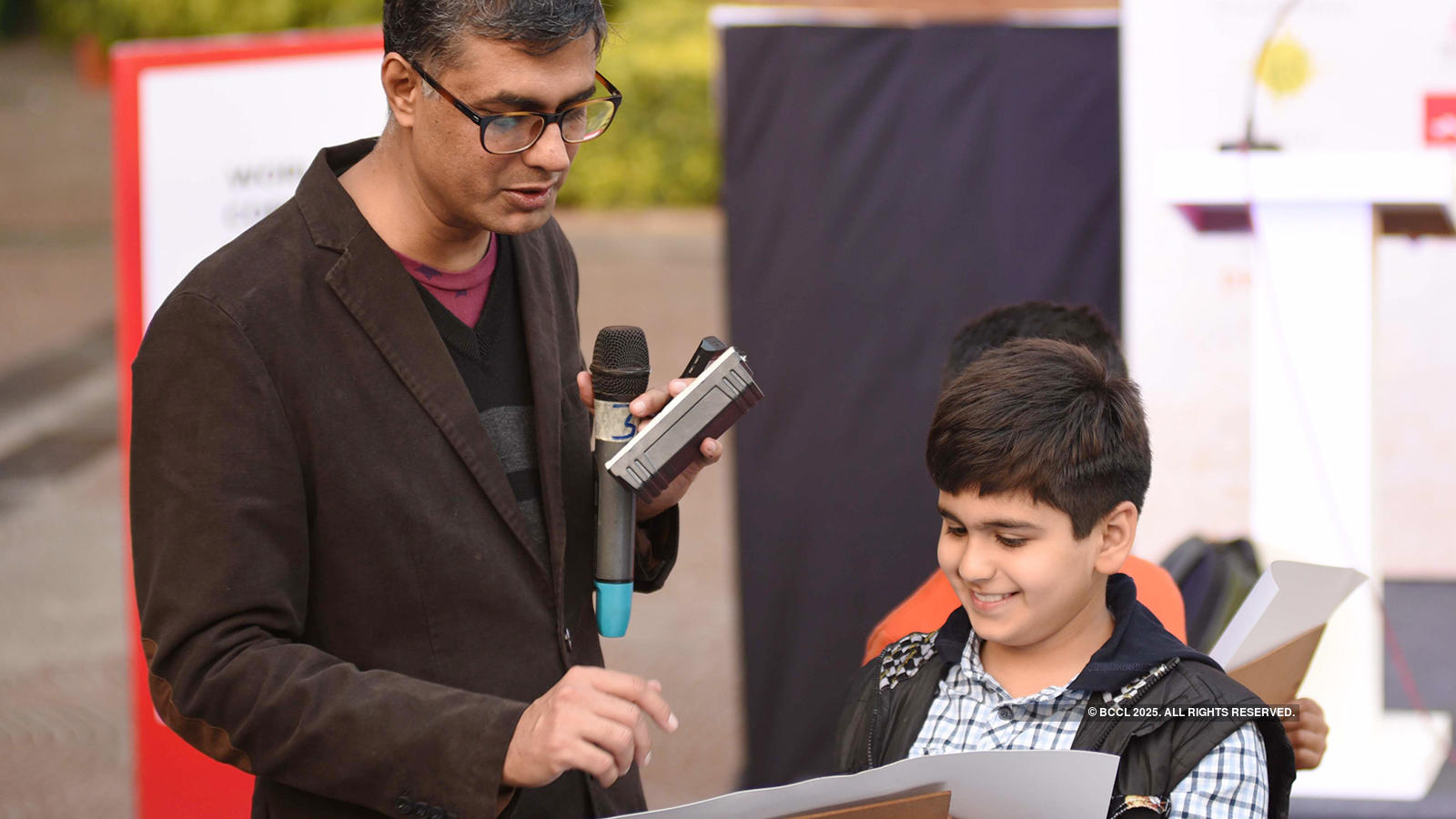 Candid pictures from Times LitFest Delhi 2018