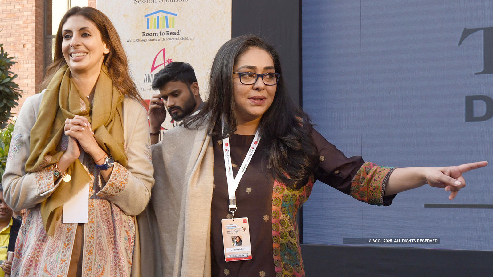 Candid pictures from Times LitFest Delhi 2018