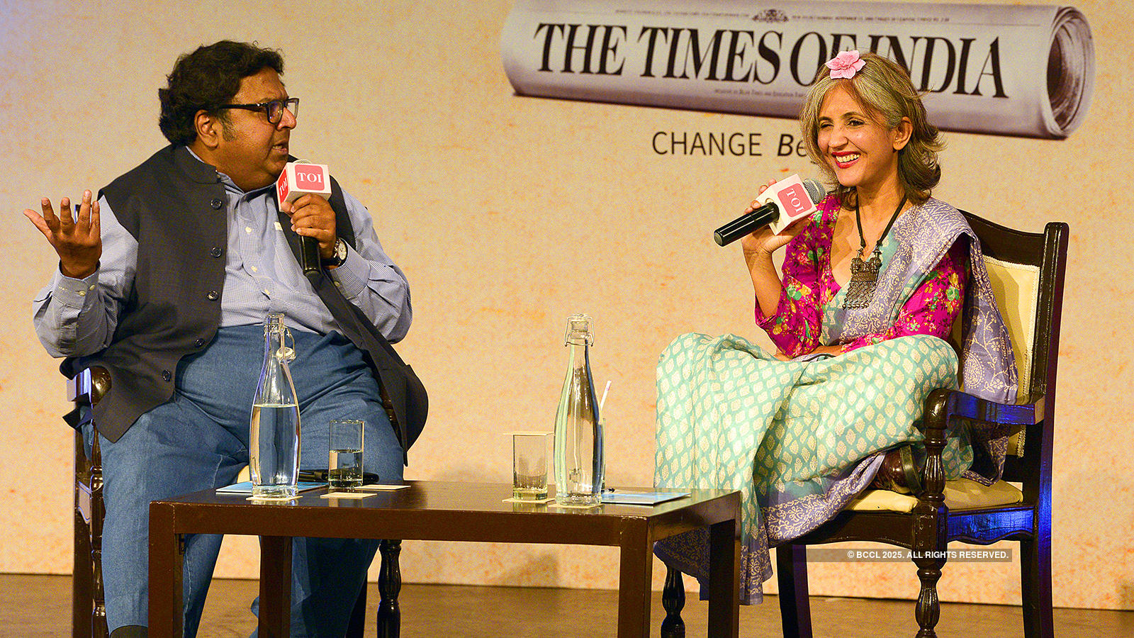 Candid pictures from Times LitFest Delhi 2018