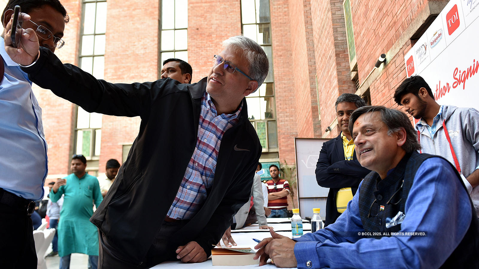 Candid pictures from Times LitFest Delhi 2018