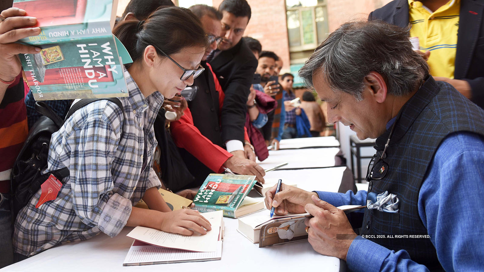 Candid pictures from Times LitFest Delhi 2018