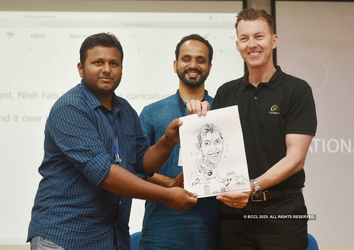 Brett Lee and Arun Gopal 