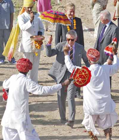 Prince Charles visits Rajasthan