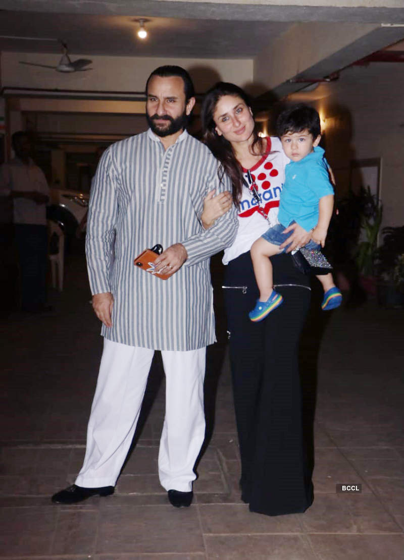 Saif Ali Khan and Kareena Kapoor host pre-birthday party for little nawab Taimur