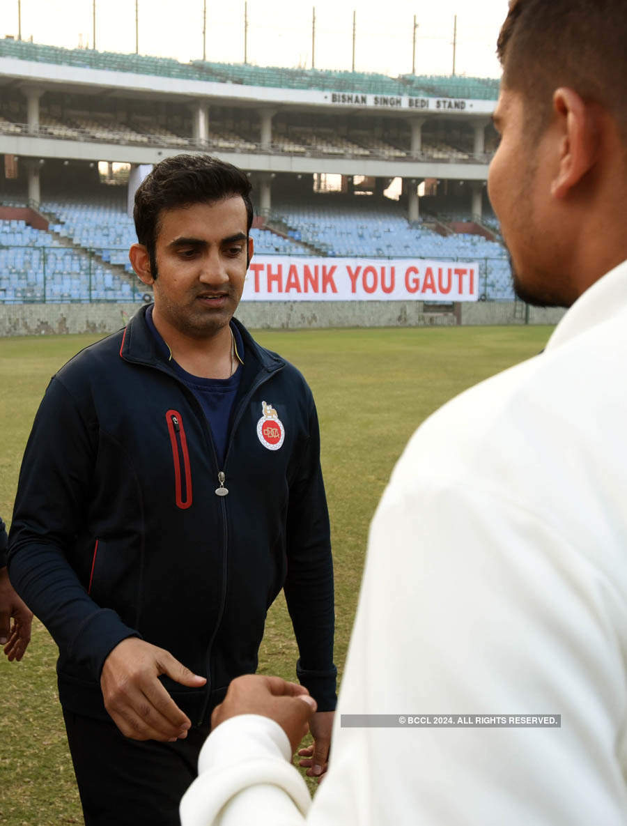 Gautam Gambhir bids adieu to cricket