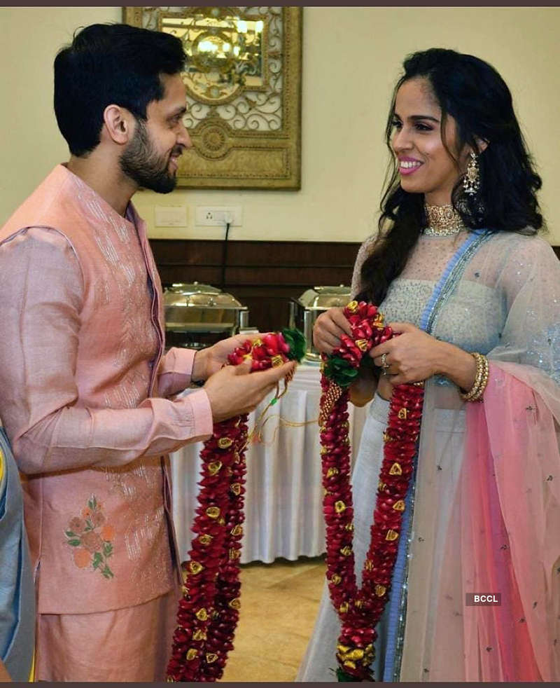 First pictures from Saina Nehwal and Parupalli Kashyap’s wedding reception