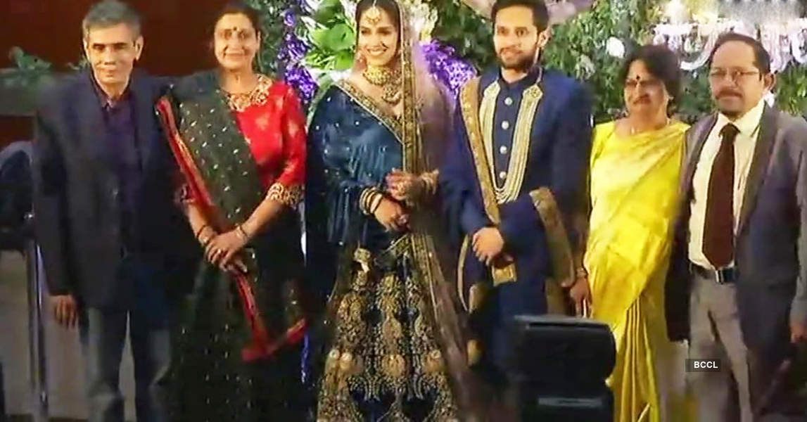 First pictures from Saina Nehwal and Parupalli Kashyap’s wedding reception