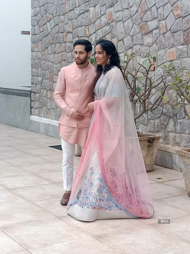 First pictures from Saina Nehwal and Parupalli Kashyap’s wedding reception