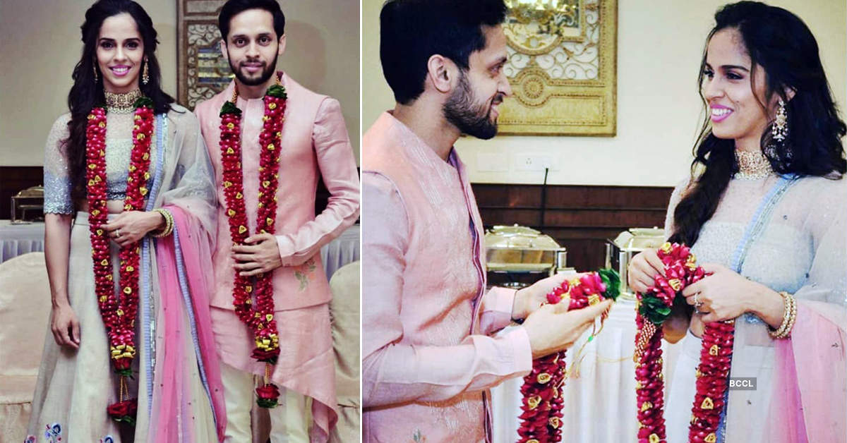 First pictures from Saina Nehwal and Parupalli Kashyap’s wedding reception