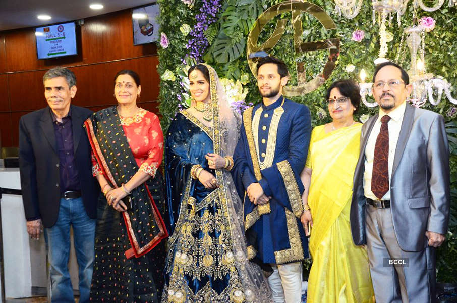 First pictures from Saina Nehwal and Parupalli Kashyap’s wedding reception