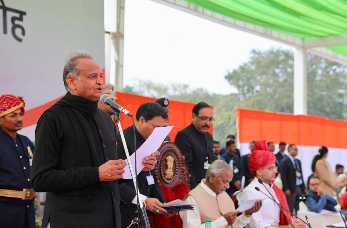 Ashok Gehlot sworn in as Rajasthan CM, Sachin Pilot Deputy CM