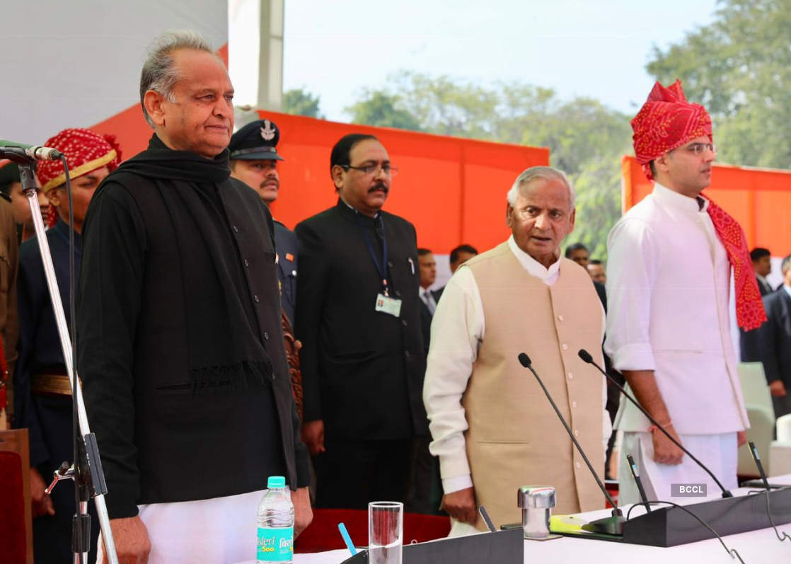 Ashok Gehlot sworn in as Rajasthan CM, Sachin Pilot Deputy CM