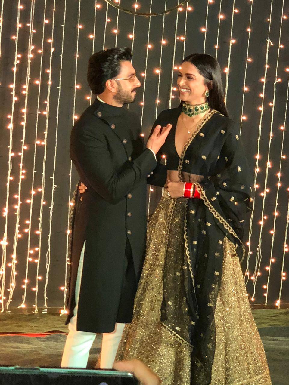 deepika in black lehenga