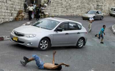 Israeli motorist runs down kids