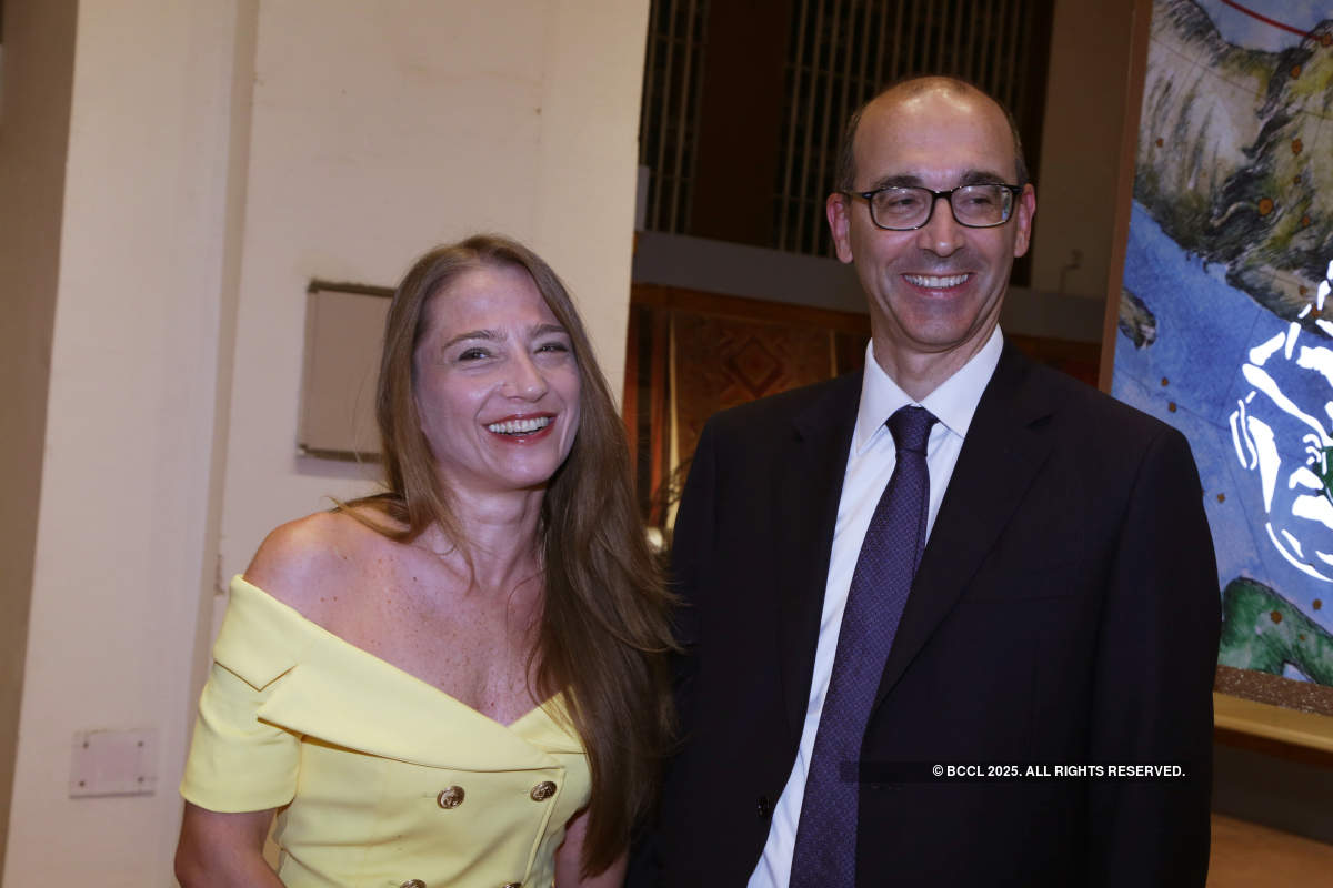 City dignitaries attend Italian artist Pietro Ruffo's art exhibition