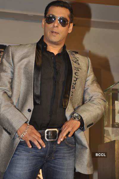 Salman unveils 'Being Human' watches