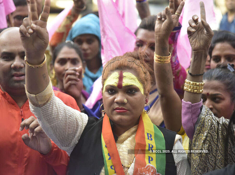 Transgender community protests against Transgender Persons Bill (2018)