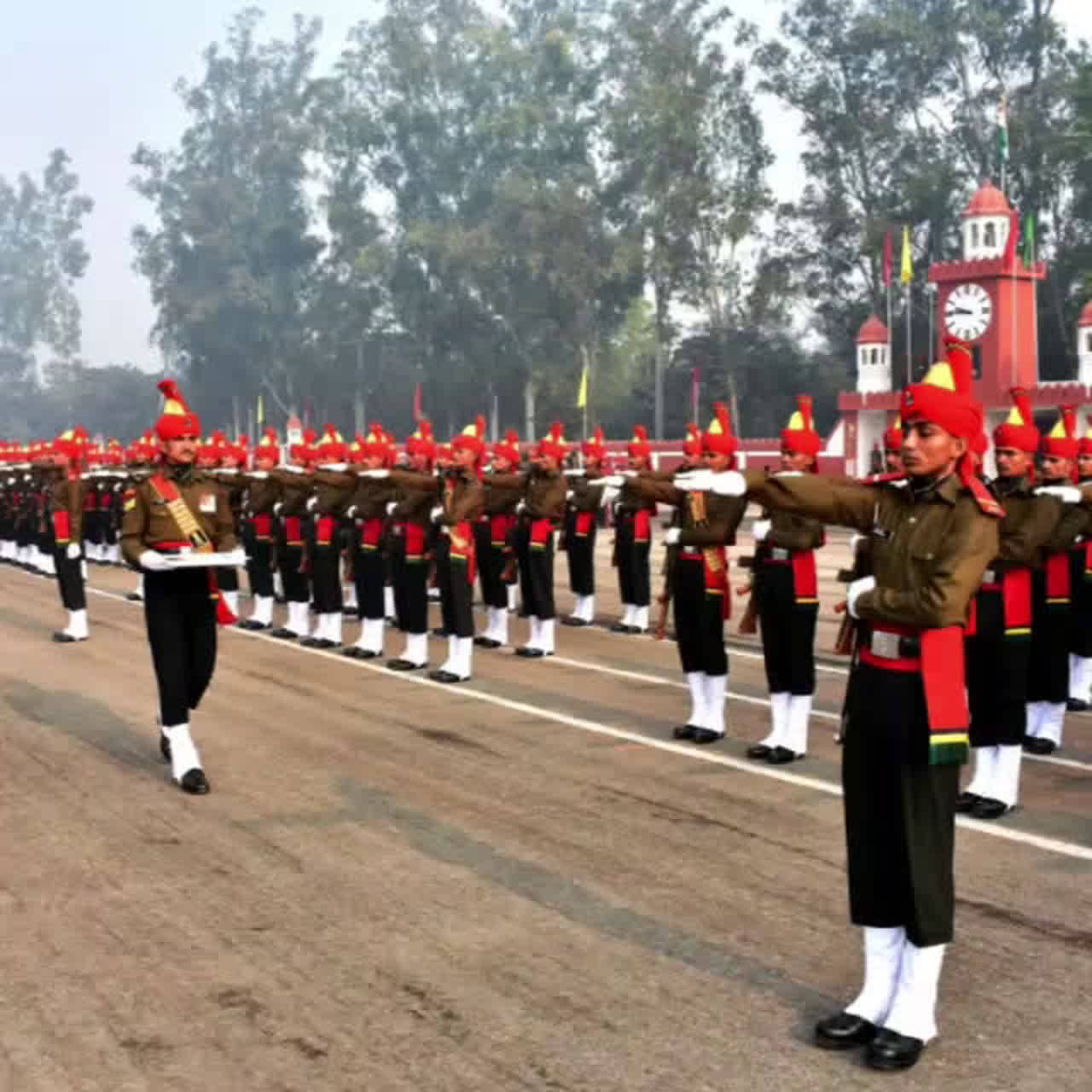 A moment of pride for these soldiers at the Jat Regimental Centre