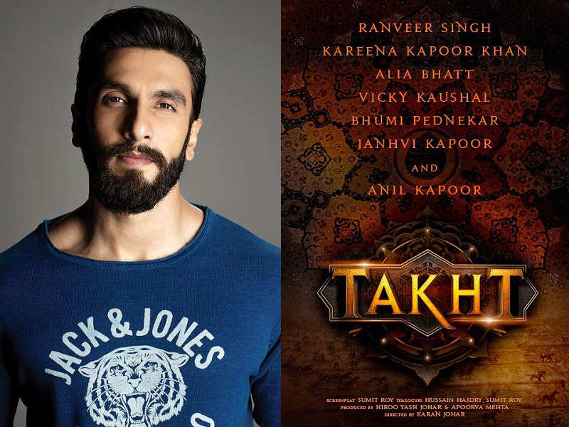 Image result for Ranveer Singh says 'Takht' is special for him because of the stellar cast