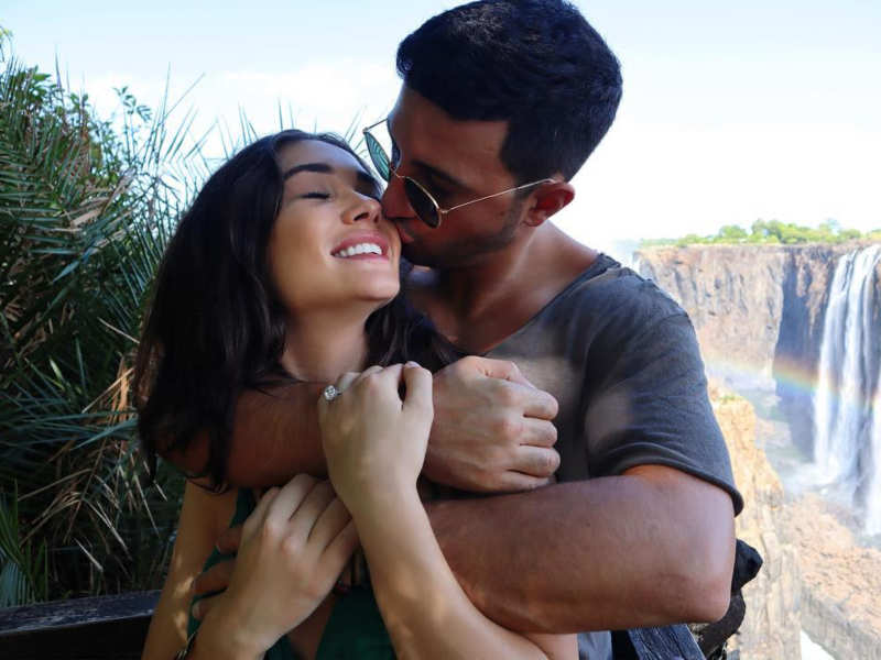 Photo: Amy Jackson gets engaged to George Panayiotou; flaunts her huge diamond ring