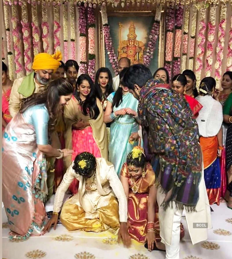 Inside pictures from Baahubali director SS Rajamouli's son Karthikeya’s grand wedding