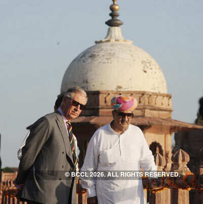 Maharajah Gaj Singh's party