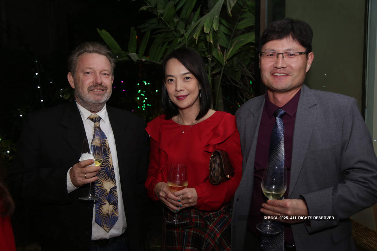 City diplomats have a gala time at a pre-Christmas party