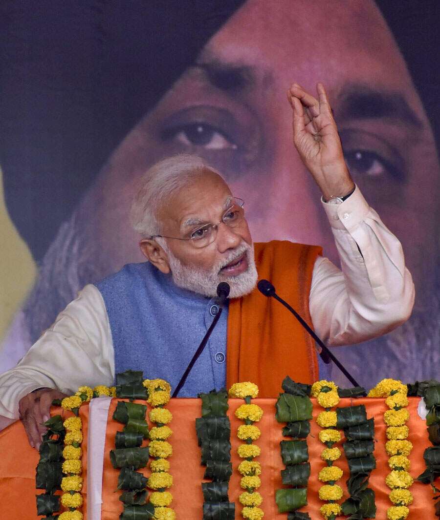 PM Modi holds rally in Gurdaspur