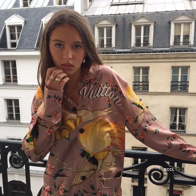 Daughter of Hollywood hunk Jude Law, Iris Law makes fashion move!